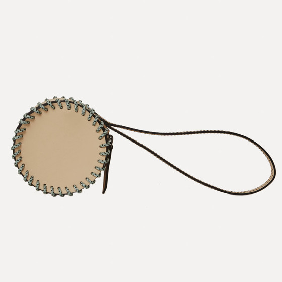 Roule mini in VVN, blue&black laced rope