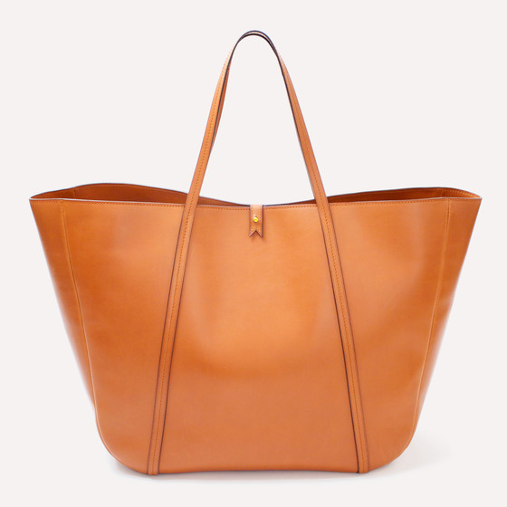 Feuillade L, natural barenia calfskin